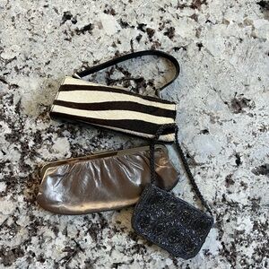 Bundle of 3 Y2K clutches/evening bags. Used condition. Various brands.